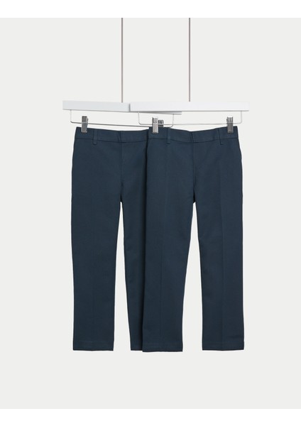 2'li Regular Okul Pantolonu (2–18 Yaş)