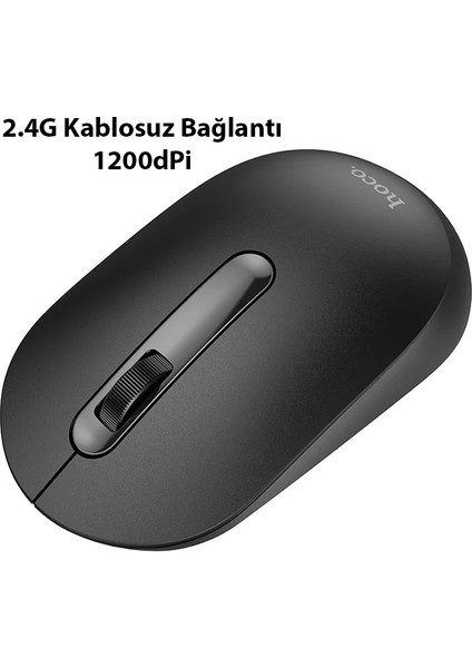 Hoco GM14 Platinium 1200DPI 2.4g Bluetooth Kablosuz Optik MOUSE-(1903) fırsatları