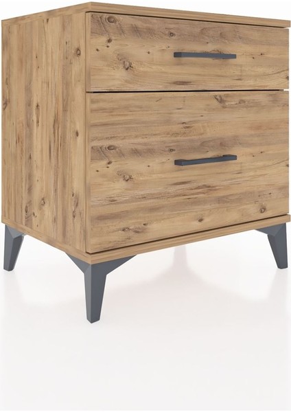 Hyperion Komodin 2 Çekmeceli 60X44X64 Çam-Çam fiyatları