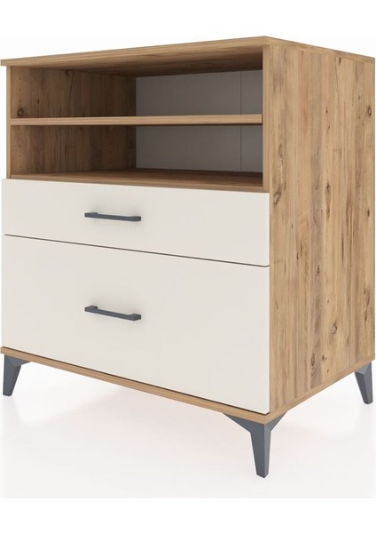 Kronos Şifonyer 2 Raflı 2 Çekmeceli 88X59X96 Çam-Aytaşı modelleri