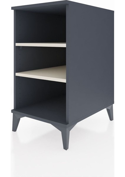 Kronos Komodin 2 Raflı 44X59X80 Antrasit-Aytaşı modelleri
