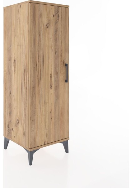 Hyperion Dolap Tek Kapaklı Tek Askılı 44X44X134 Çam-Çam fiyatları