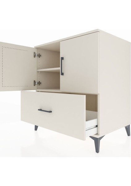Kronos Şifonyer 2 Raflı Tek Çekmeceli 2 Kapaklı 88X59X96 Aytaşı-Aytaşı indirimleri
