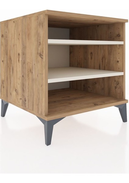 Kronos Komodin 2 Raflı 60X59X64 Çam-Aytaşı modelleri