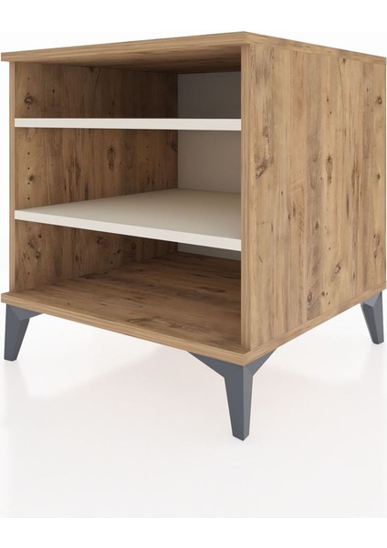 Kronos Komodin 2 Raflı 60X59X64 Çam-Aytaşı indirimleri