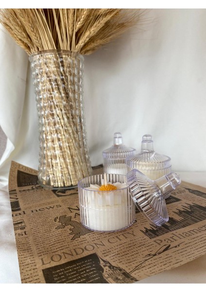 5 Adet Dekoratif Hediyelik Papatya Mum , Kapağı ile 10 Parçadır (Ürün Mikadır ) modelleri