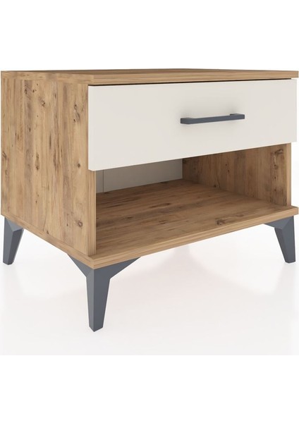 Hyperion Komodin Tek Çekmeceli 60X44X48 Çam-Aytaşı fiyatları