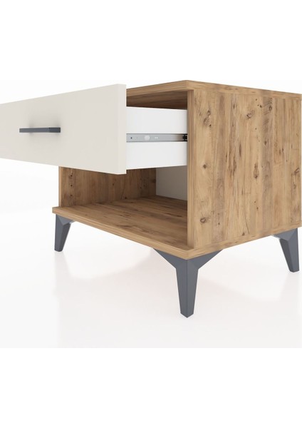 Hyperion Komodin Tek Çekmeceli 60X44X48 Çam-Aytaşı indirimleri