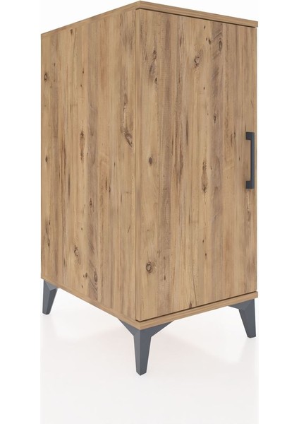 Kronos Komodin 2 Raflı Tek Kapaklı 44X59X96 Çam-Çam fiyatları