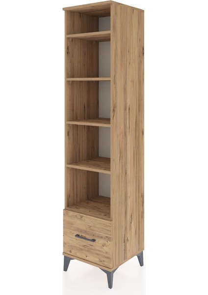 Hyperion Dolap 5 Raflı Tek Çekmeceli 44X44X195 Çam-Çam modelleri