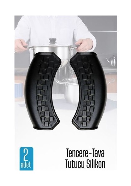 Modacar Tencere Tutucu Silikon 2 Adet
