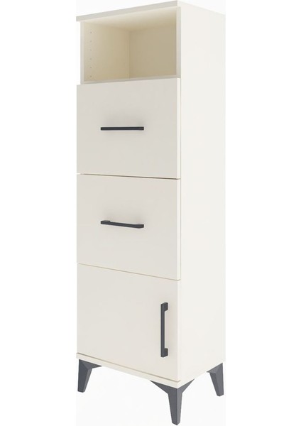 Arges Dolap Tek Raflı 2 Çekmeceli Tek Kapaklı 44X30X134 Aytaşı-Aytaşı modelleri
