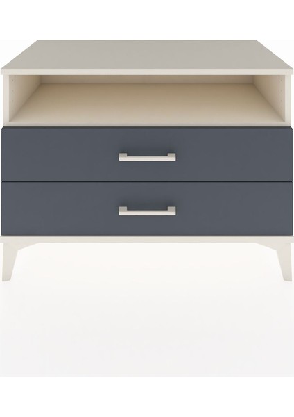 Hyperion Şifonyer Tek Raflı 2 Çekmeceli 88X44X64 Aytaşı-Antrasit