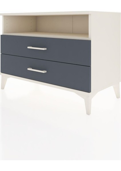 Hyperion Şifonyer Tek Raflı 2 Çekmeceli 88X44X64 Aytaşı-Antrasit modelleri