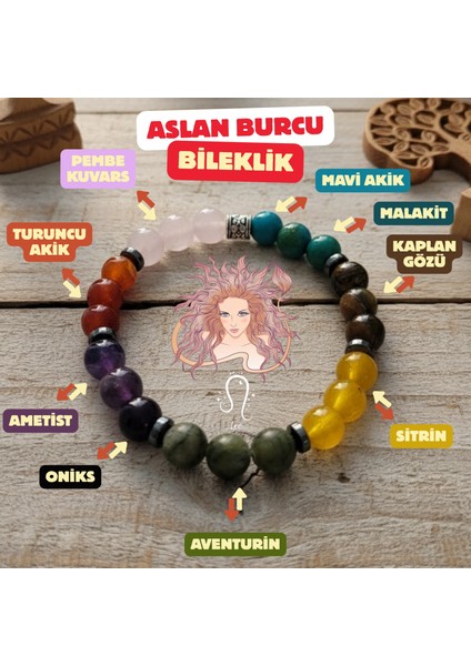 Tüm Burçlar Doğal Taş Bileklik – Enerji Dengeleyici, Tüm Burçlara Uygun Unisex Takı