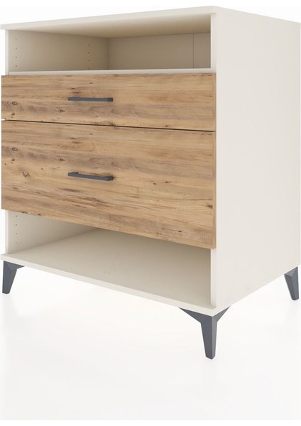 Kronos Şifonyer Tek Raflı 2 Çekmeceli 88X59X96 Aytaşı-Çam modelleri