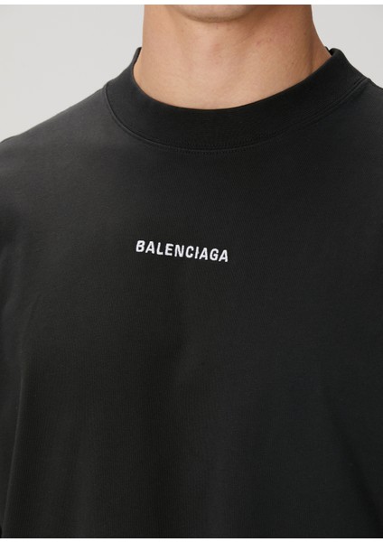 Siyah Logo Nakışlı T-Shirt indirimleri