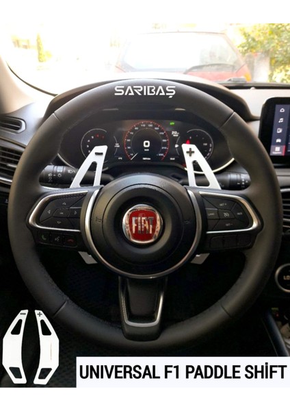 Universal Direksiyon F1 Kulakçık Paddle Shift - Beyaz