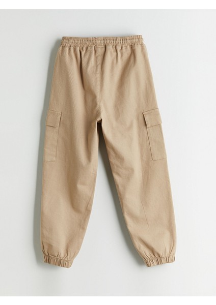 Yeni Sezon Beli Lastikli Erkek Çocuk Kargo Jogger Pantolon fırsatları