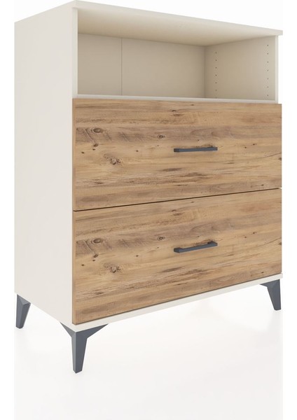 Hyperion Şifonyer Tek Raflı 2 Çekmeceli 88X44X106 Aytaşı-Çam fiyatları