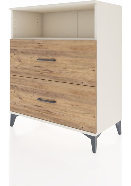 Hyperion Şifonyer Tek Raflı 2 Çekmeceli 88X44X106 Aytaşı-Çam modelleri