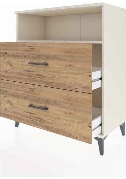 Hyperion Şifonyer Tek Raflı 2 Çekmeceli 88X44X106 Aytaşı-Çam fırsatları