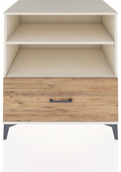 Kronos Şifonyer 2 Raflı Tek Çekmeceli 88X59X96 Aytaşı-Çam