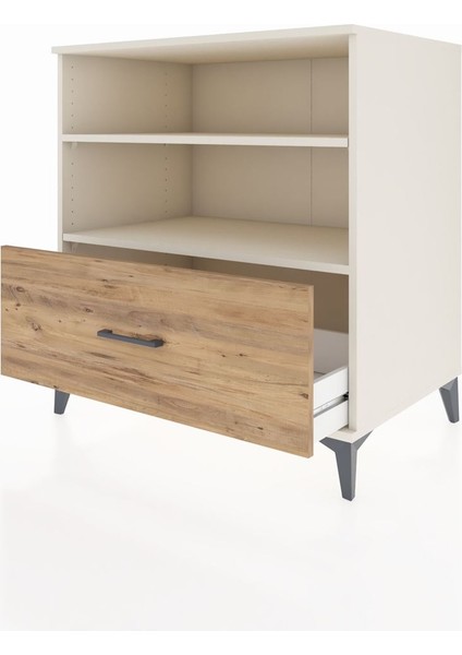 Kronos Şifonyer 2 Raflı Tek Çekmeceli 88X59X96 Aytaşı-Çam fırsatları