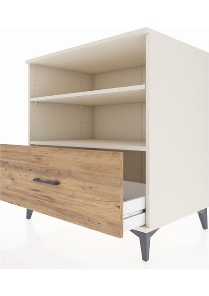 Kronos Şifonyer 2 Raflı Tek Çekmeceli 88X59X96 Aytaşı-Çam indirimleri