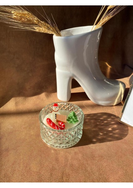 Yılbaşı Mumu - Kardan Adam, Çam Ağacı ,baston Şeker Dekoratif Mum - Yılbaşı Konsept Mumları fırsatları