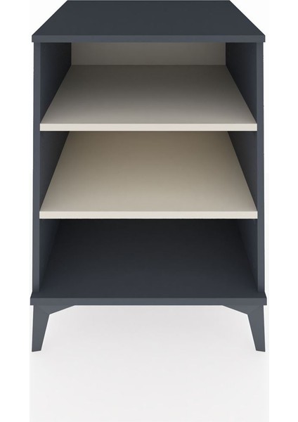 Kronos Komodin 2 Raflı 60X59X80 Antrasit-Aytaşı