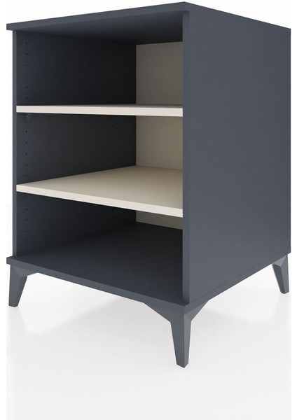 Kronos Komodin 2 Raflı 60X59X80 Antrasit-Aytaşı modelleri