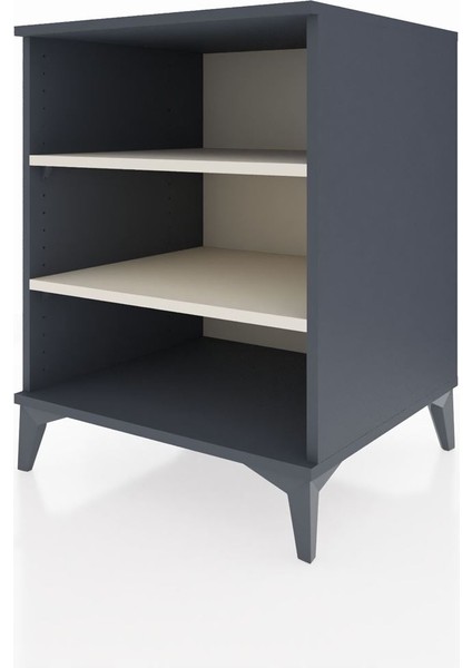 Kronos Komodin 2 Raflı 60X59X80 Antrasit-Aytaşı fırsatları