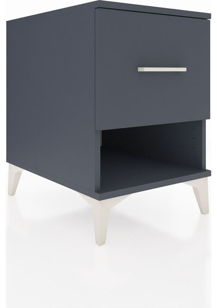 Kronos Komodin Tek Çekmeceli 44X59X64 Antrasit-Antrasit fiyatları