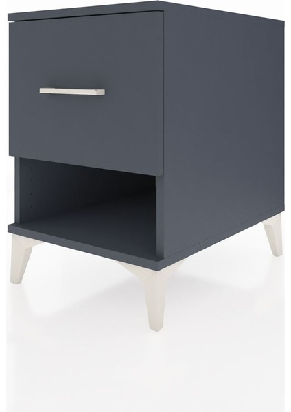 Kronos Komodin Tek Çekmeceli 44X59X64 Antrasit-Antrasit modelleri