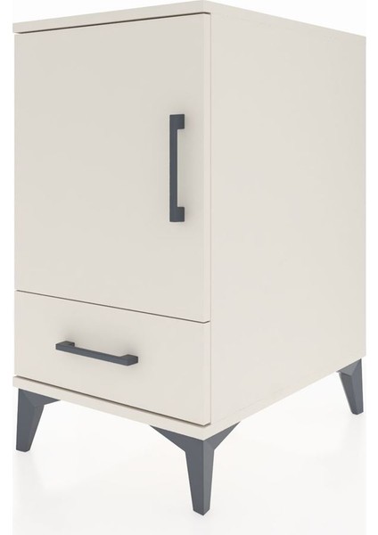 Kronos Komodin 2 Raflı Tek Çekmeceli Tek Kapaklı 44X59X80 Aytaşı-Aytaşı modelleri