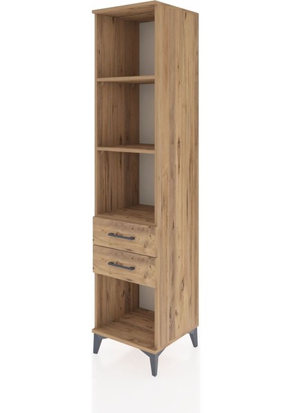 Hyperion Dolap 3 Raflı 2 Çekmeceli 44X44X195 Çam-Çam modelleri