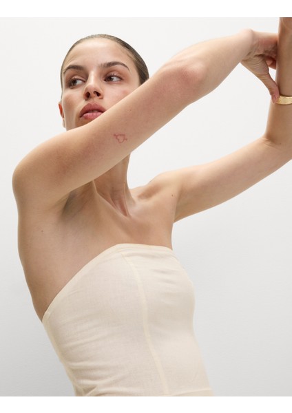 Keten Karışımlı Midaxi Elbise modelleri