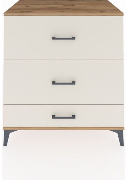Kronos Şifonyer 3 Çekmeceli 88X59X96 Çam-Aytaşı