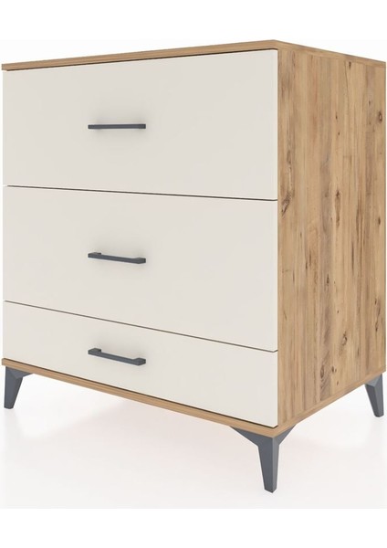 Kronos Şifonyer 3 Çekmeceli 88X59X96 Çam-Aytaşı modelleri