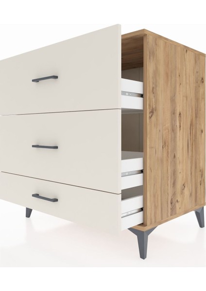 Kronos Şifonyer 3 Çekmeceli 88X59X96 Çam-Aytaşı indirimleri