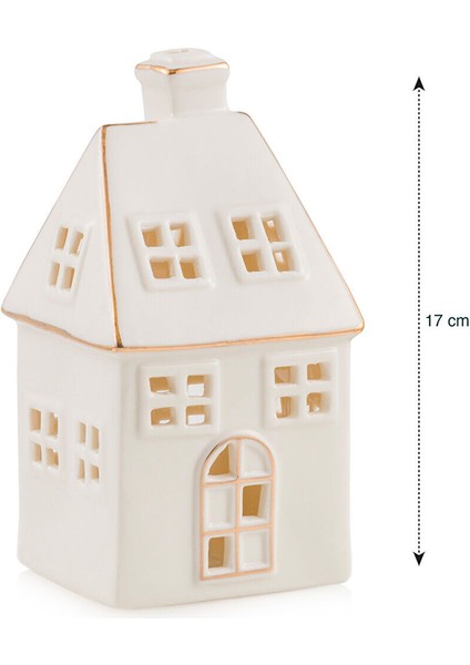 Beyaz Ev Görünümlü Dekoratif LED Işık, 17 Cm, Şık ve Modern Dekor Ürünleri indirimleri