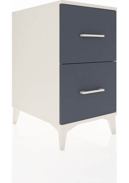 Kronos Komodin 2 Çekmeceli 44X59X80 Aytaşı-Antrasit fiyatları