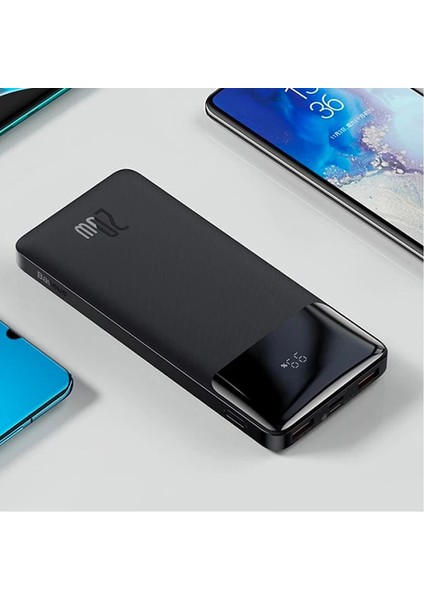 Baseus Bipow 20W Hızlı Şarj 10000 Mah LED Göstergeli POWERBANK-(1903)