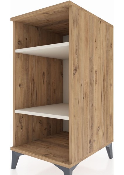 Kronos Komodin 2 Raflı 44X59X96 Çam-Aytaşı indirimleri