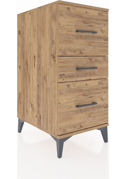 Kronos Komodin 3 Çekmeceli 44X59X96 Çam-Çam fiyatları