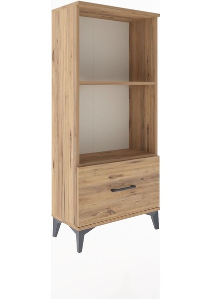 Arges Dolap Tek Raflı Tek Çekmeceli 60X30X134 Çam-Çam fiyatları