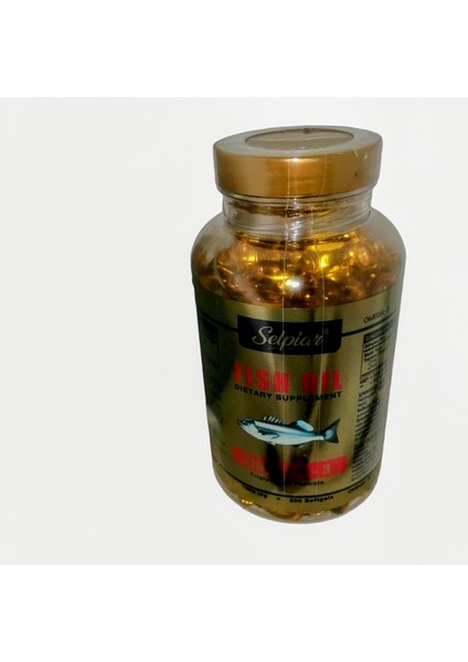 Balık Yağı Omega 3 Içeren Takviye Edici Gıda 1000 Mg 200 Softgels Kapsül indirimleri