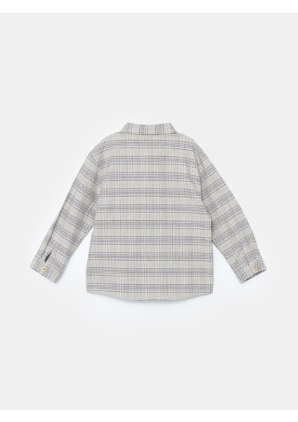 Yeni Sezon Uzun Kollu Çizgili Erkek Bebek Gömlek fiyatları