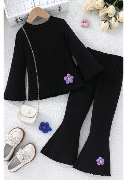 Kız Çocuk Ispanyol Paça Mevsimlik Takım Kreş Anaokulilkokul